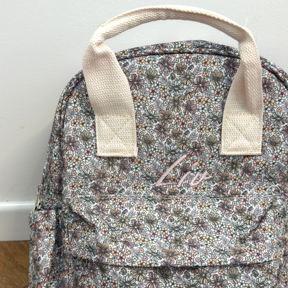 Shera Backpack | תיק גן פרחוני שירה