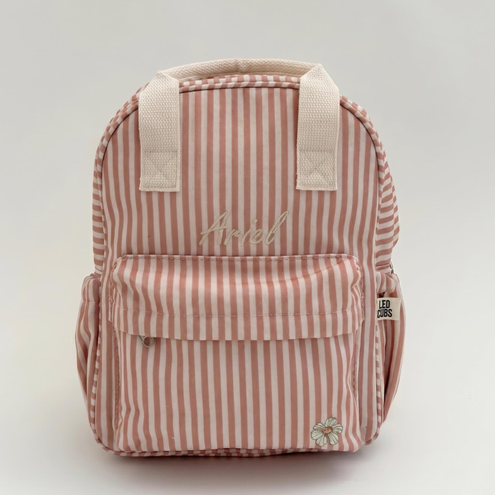Pink stripes | תיק גן פסים ורוד