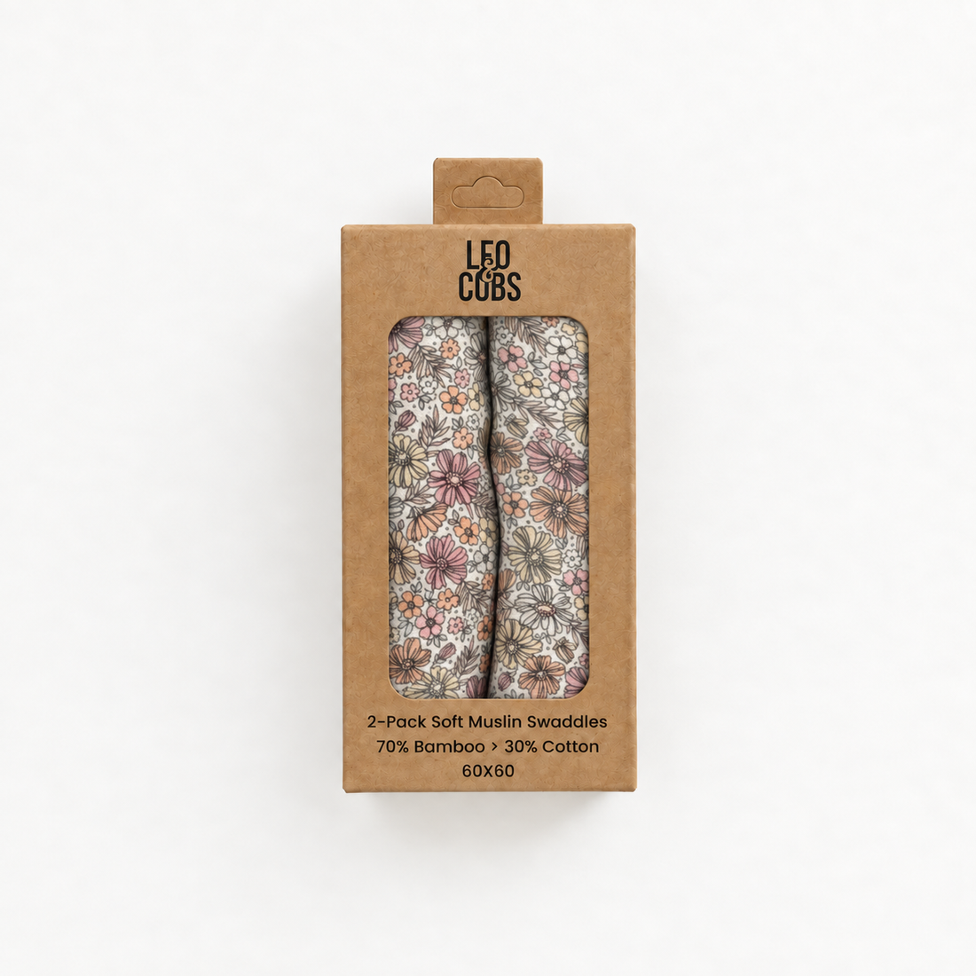 Floral Muslin Bamboo  חיתול במבוק פרחוני