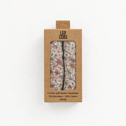 Floral Muslin Bamboo  חיתול במבוק פרחוני